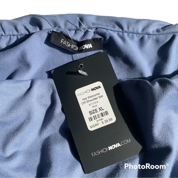 Fashion Nova Not Welcome Off the Shoulder Top - Picture 6 of 8